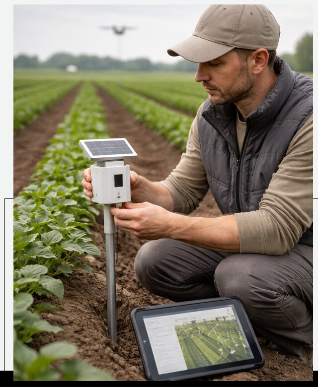 IoT мониторинг сельскохозяйственных полей и контроля в Владикавказе